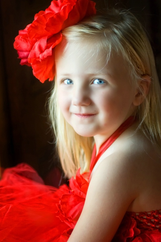 Little Lady in Red