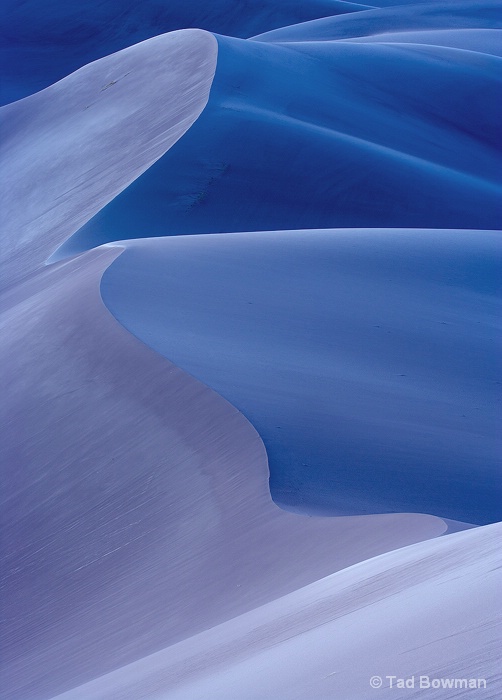 Pre-dawn Sand Dune Shapes