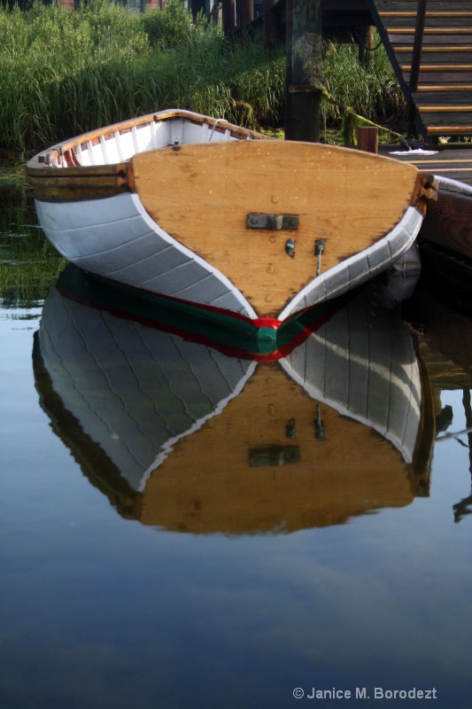 my boats reflection