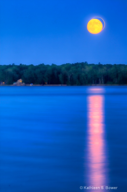 Moonrise on the Lake