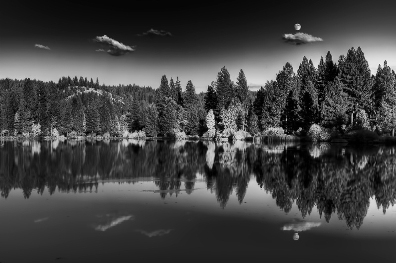 Moon over Mill Pond