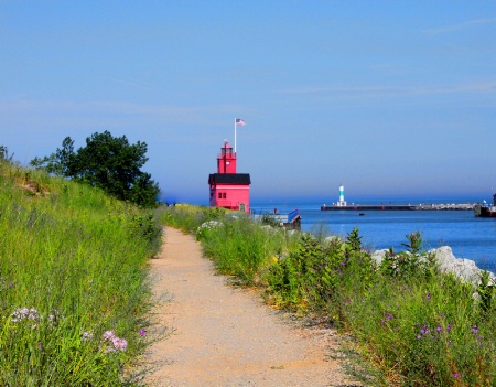 Lighthouse path