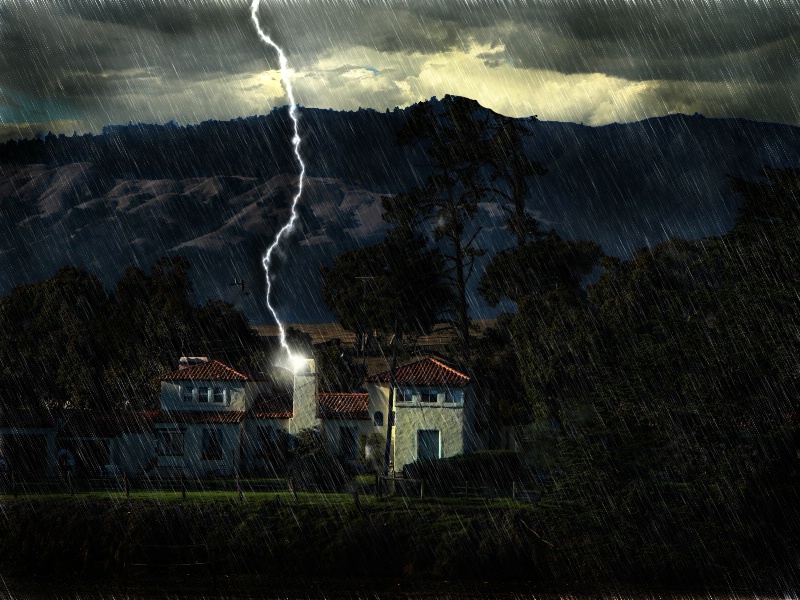 Storm at the Hacienda