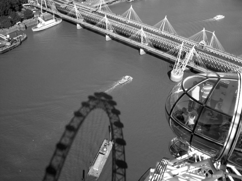 The Big Eye aka The Millennium Wheel London 1615bw - ID: 12029330 © al armiger