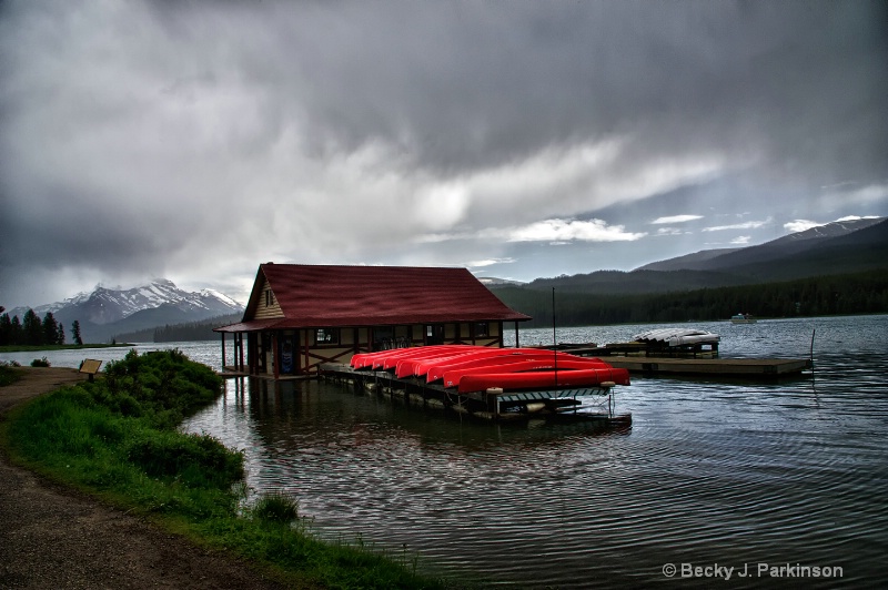 Malign Lake Boathouse