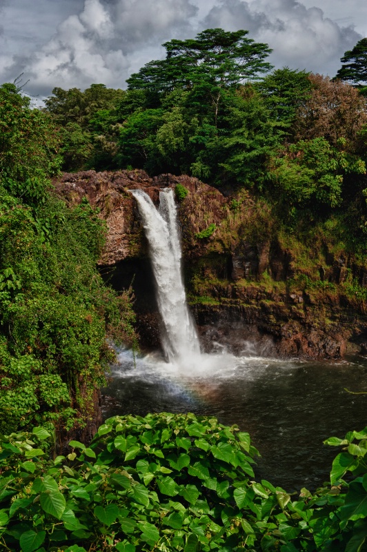 Rainbow Falls near Hilo Hawaii