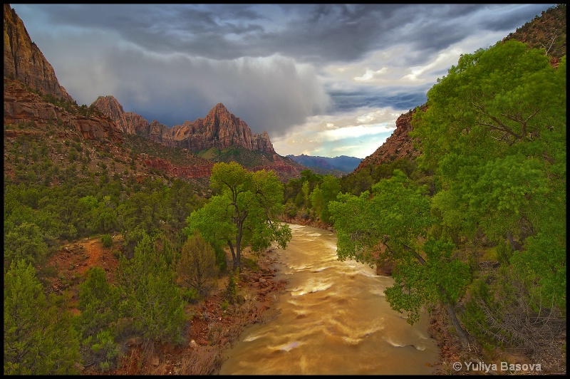 Overlooking the Virgin River - ID: 12048376 © Yulia Basova