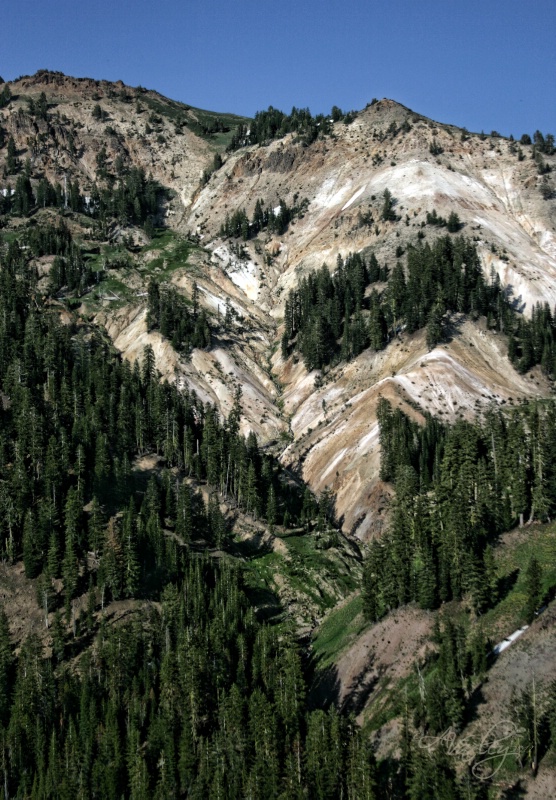 marbeled mountainside