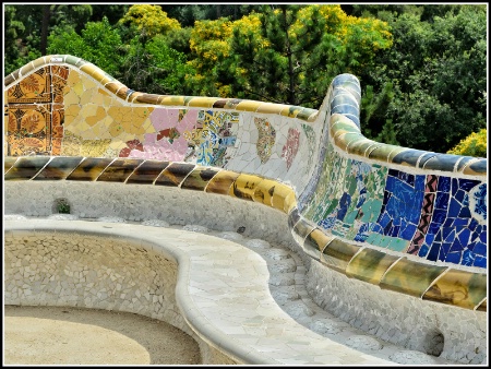 Empty Bench - Parc Guell
