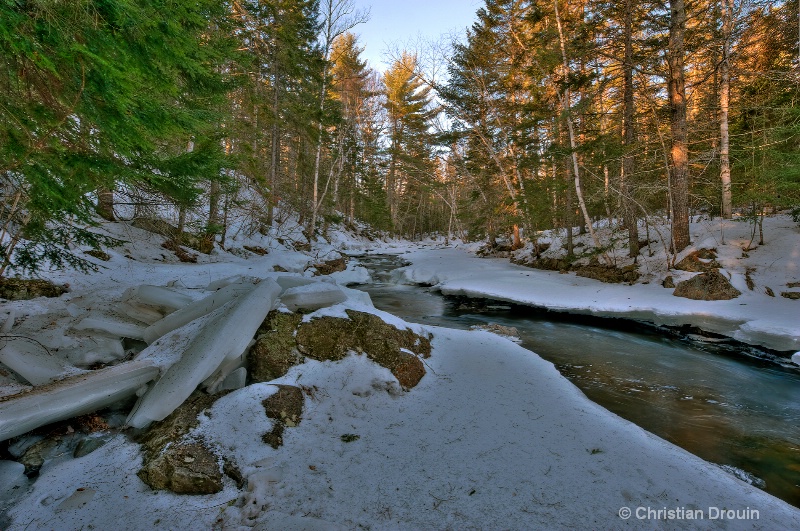 Winter river, NB
