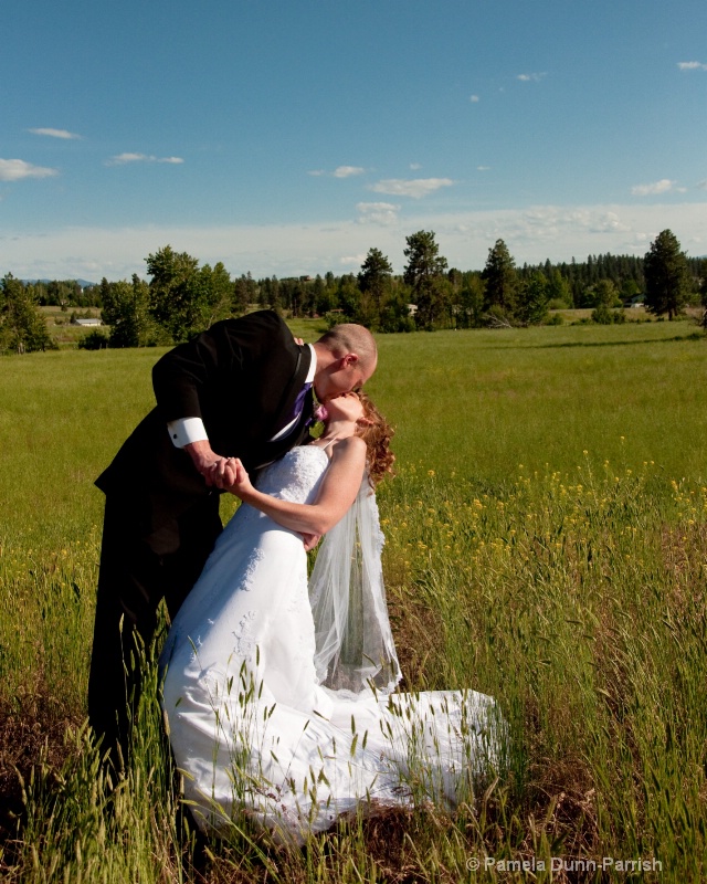 Montana Wedding outdoors