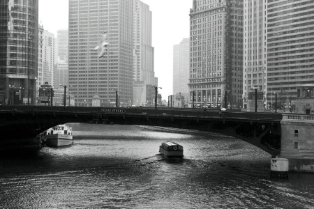 view State Street Bridge Chicago