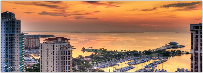 Sunrise from St Petersburg, Florida