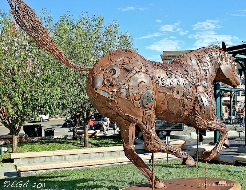 The Iron Horse by Lyle Nichols - ID: 12100309 © Emile Abbott