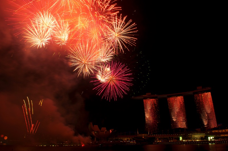 Marina Bay fireworks