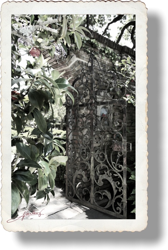 old garden gate