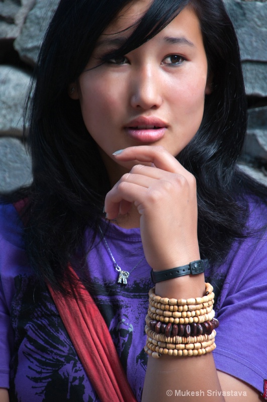 A Beauty Girl from Ladakh