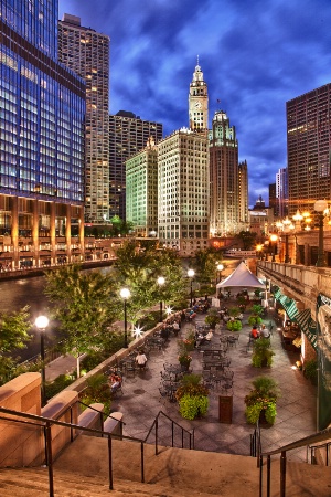 Dinner on the Riverwalk