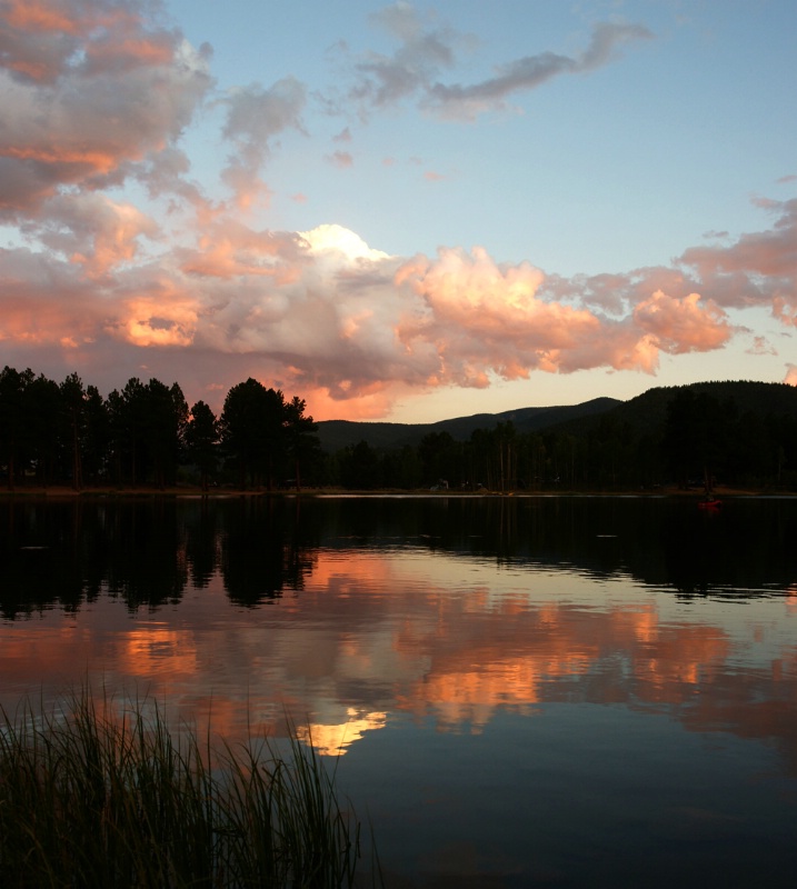 Sunset at O'Haver Lake - ID: 12196076 © Sharon L. Langfeldt