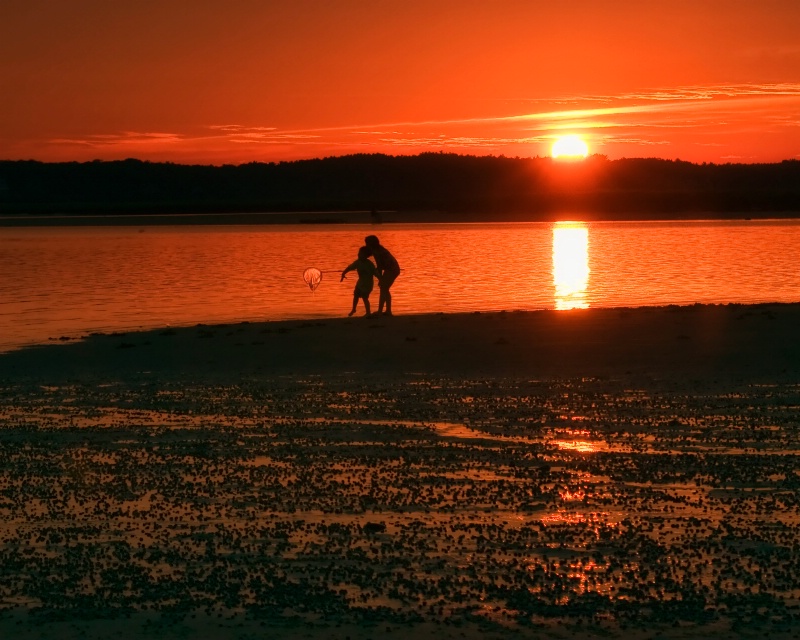 Fishing on Duxbury Beach