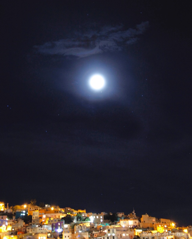 Full Moon Over Guanajuato, Mexico - ID: 12210748 © Sue P. Stendebach