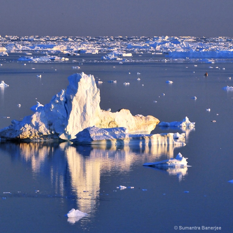 view from the arctic hotel  greenland