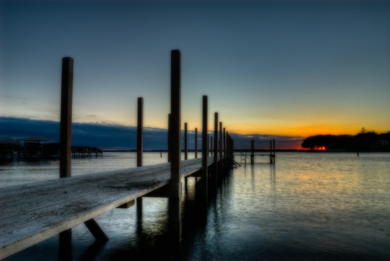 sunset dock