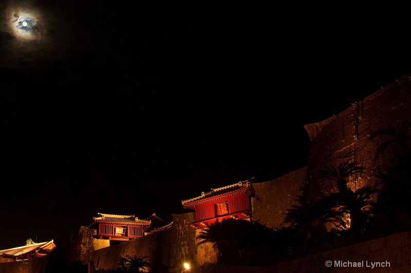 The Moon Over Shuri Castle