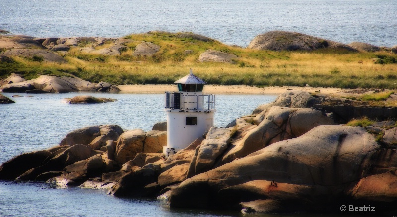 Lighthouse in the Goteborg Fjords