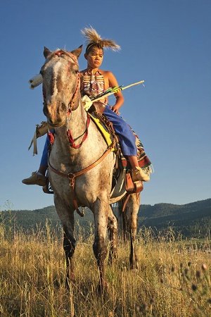 Young Kootenay Warrior