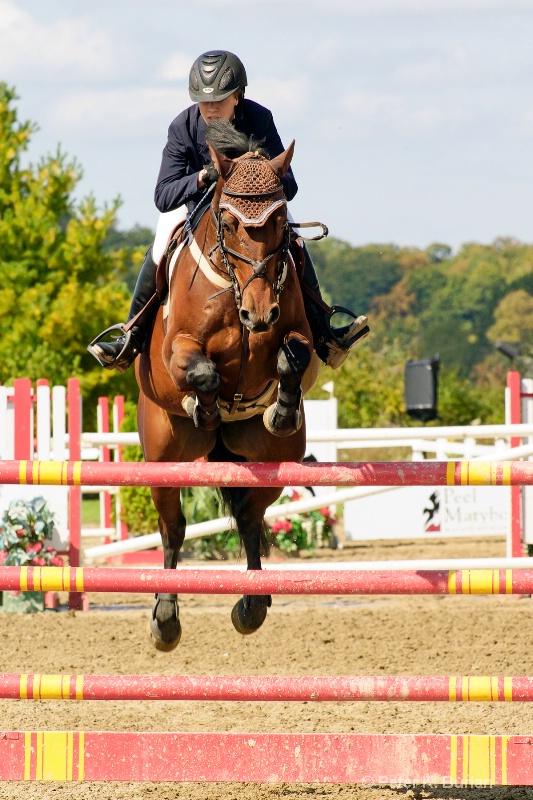 Horse jumping event