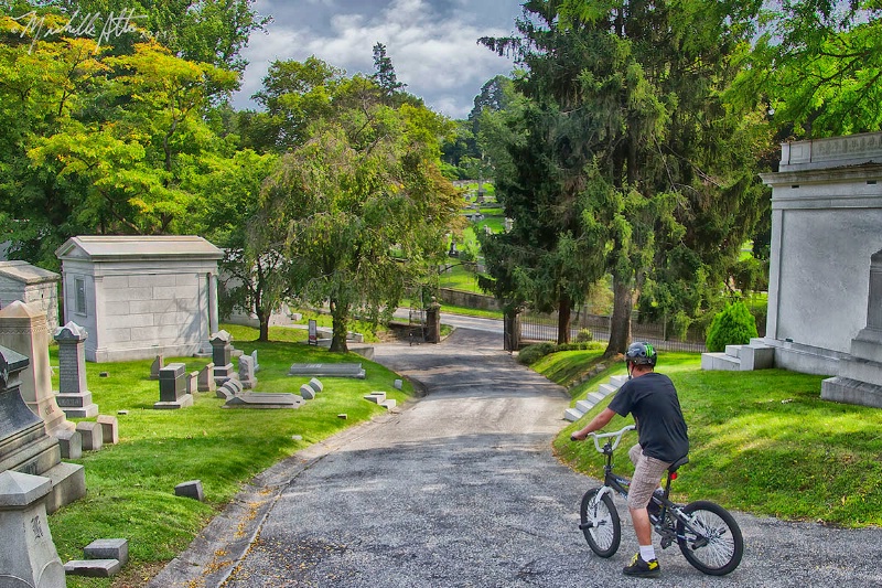 Cemetery Cyclist