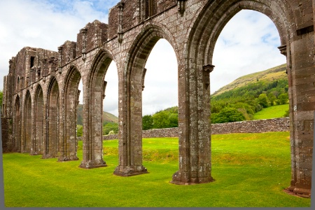 Llanthony Priory Arches, Wales