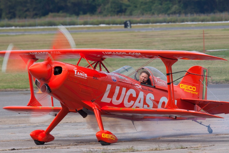 Mike Wiskus Taxiing in The Pitts S-1