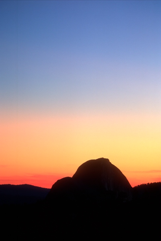Half Dome At Twilight