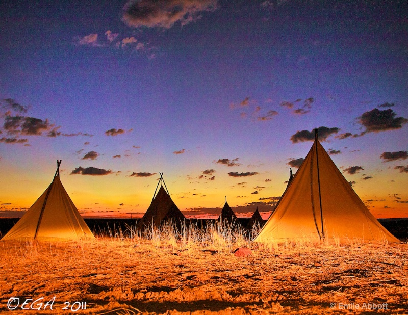 Pre-Dawn Cowboy Camp - ID: 12299445 © Emile Abbott