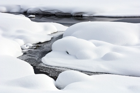 Snowy Creek in Grand Tetons National Park