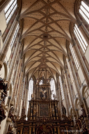 Ceiling detail, Lady of the Snows church, Prague