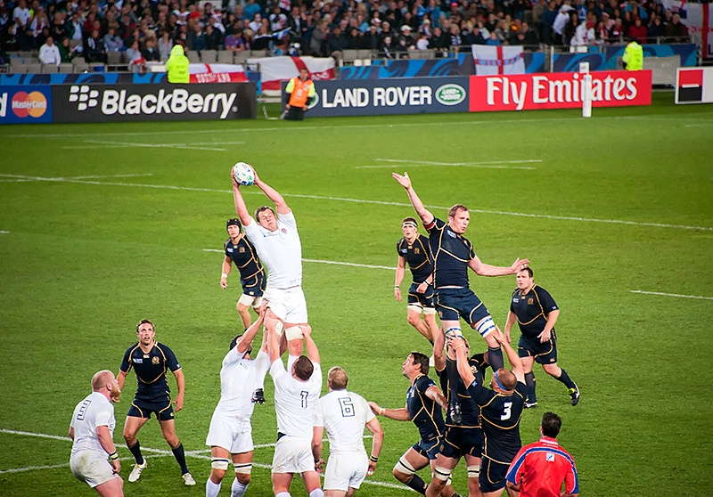 Line-out - Rugby World Cup - ID: 12308564 © Mike Keppell