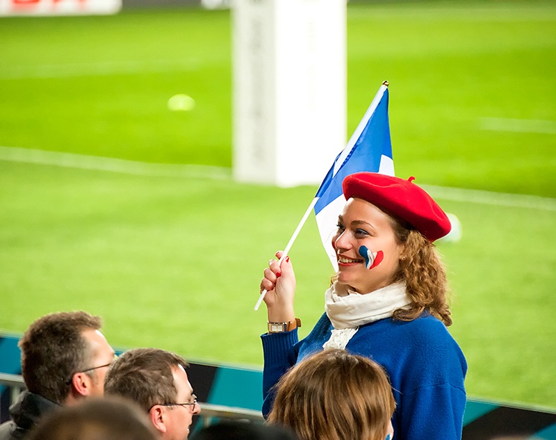Patriotic French Supporter - ID: 12314656 © Mike Keppell