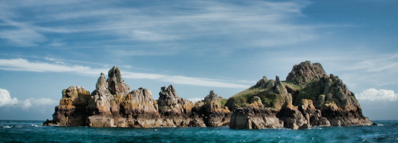 Rocks off the Isle of Sark