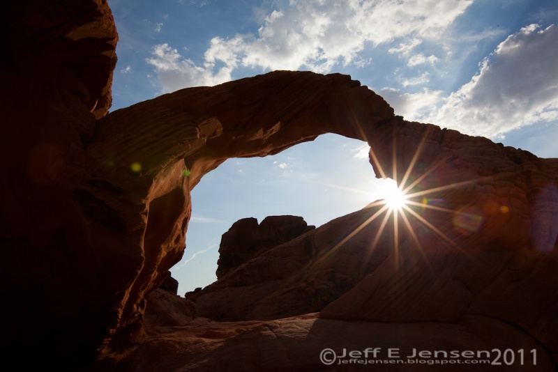 Sunrise Through the Arch