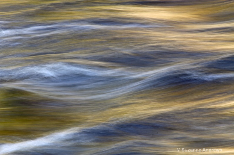 Autumn Reflections Abstract #1 - ID: 12323974 © Suzanne Andrews