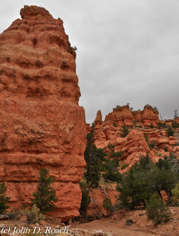 Overcast in Red Canyon - ID: 12331875 © John D. Roach