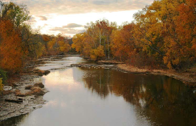 Rustic Autumn Creek