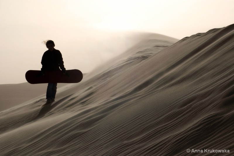 Sand Surfing