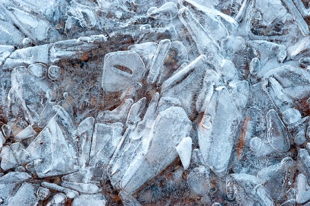 Ice Crystals on The Merced River