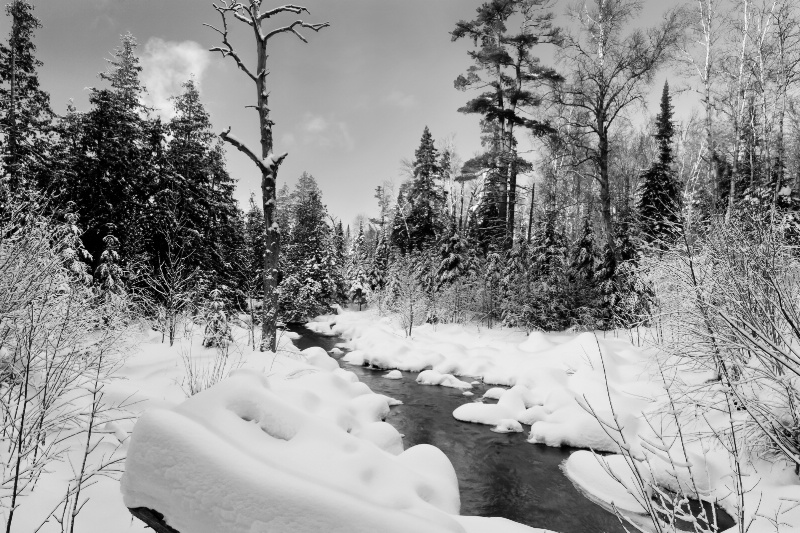 Tait River Following a Snow Storm