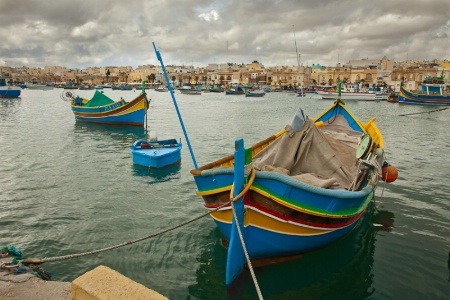 Maltese fishing boats