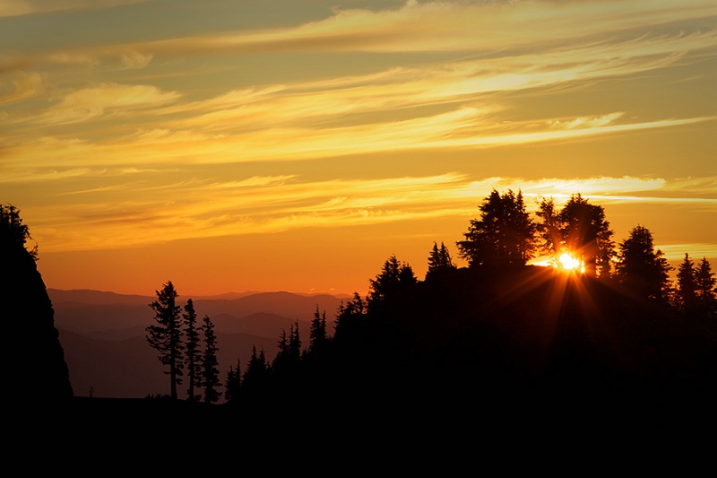 Crater Lake Sunset